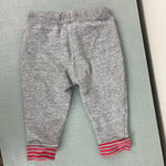 Load image into Gallery viewer, Mini Boden Gray Marl Cozy Star Pants 12-18 Months
