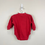 Load image into Gallery viewer, Vintage OshKosh B'gosh Ribbed Red Owl Bodysuit 6-9 Months
