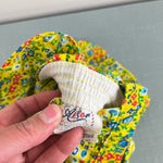 Load image into Gallery viewer, Vintage Alber Yellow Floral overalls 2T USA
