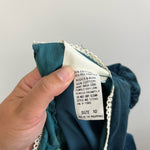 Load image into Gallery viewer, Vintage Daisy Kingdom Green Velvet Floral Holiday Dress 10
