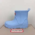 Load image into Gallery viewer, Hunter Big Kids Grace Waterproof Rain Boots Light Blue 4 NWT
