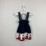 Load image into Gallery viewer, Hanna Andersson Holiday Sweater Jumper Dress Gnome Sweet Gnome 70 cm 6-12 Months
