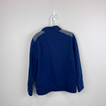 Load image into Gallery viewer, Lands End Quarter Zip Pullover Sweatshirt Navy Blue Small 8

