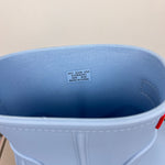 Load image into Gallery viewer, Hunter Big Kids Grace Waterproof Rain Boots Light Blue 4 NWT
