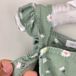 Load image into Gallery viewer, Angel Dear Daisy Play Ruffle Corduroy Overalls 12-18 Months
