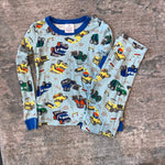 Load image into Gallery viewer, Hanna Andersson Construction Site Long John Pajamas 130 cm 8
