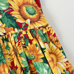 Load image into Gallery viewer, Vintage Nanook Sleeveless Sunflower Dress 6 USA
