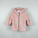 Load image into Gallery viewer, Hanna Andersson Baby Marshmallow Jacket Light Oat Hearts 75 cm 12-18 Months
