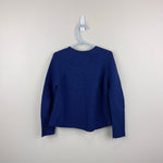 Load image into Gallery viewer, Mini Boden Cotton Cashmere Mix Cardigan Blue 6-7
