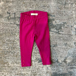 Load image into Gallery viewer, JoJo Maman Bebe Raspberry Pink Leggings 6-12 Months NWOT
