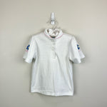 Load image into Gallery viewer, Vintage OshKosh B&#39;gosh White Daisy Shirt 4T USA
