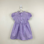 Load image into Gallery viewer, Vintage Polly Flinders Purple Polka Dot Dress 4T
