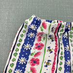 Load image into Gallery viewer, Vintage OshKosh B'gosh Striped Floral Garden Leggings 24 Months
