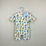 Load image into Gallery viewer, JoJo Maman Bebe Safari Romper Shortall 0-3 Months NWT
