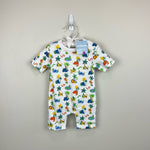 Load image into Gallery viewer, JoJo Maman Bebe Safari Romper Shortall 0-3 Months NWT
