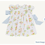 Load image into Gallery viewer, The Beaufort Bonnet Company Mary Dal Dress Biltmore Blooms with Buckhead Blue 4T
