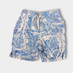 Load image into Gallery viewer, Lilly Pulitzer Boys Junior Capri Swim Trunk Coastal Blue Maybe Gator S
