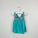 Load image into Gallery viewer, Mini Boden Embroidered Jersey Vest Corsico Blue Tank Top 2-3 NWT
