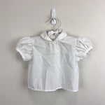 Load image into Gallery viewer, Vintage Blue Applique Flower Pinafore Dress Set Baby Girl
