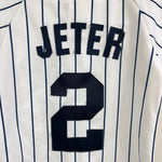 Load image into Gallery viewer, Vintage Majestic New York Yankees Jeter 2 MLB Baseball Jersey Youth Small USA
