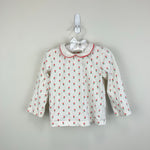 Load image into Gallery viewer, Mini Boden Heart Flowers Blouse 12-18 Months
