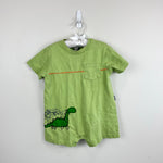 Load image into Gallery viewer, Vintage Y2K Carters Green Dinosaur Shortall Romper 24 Months
