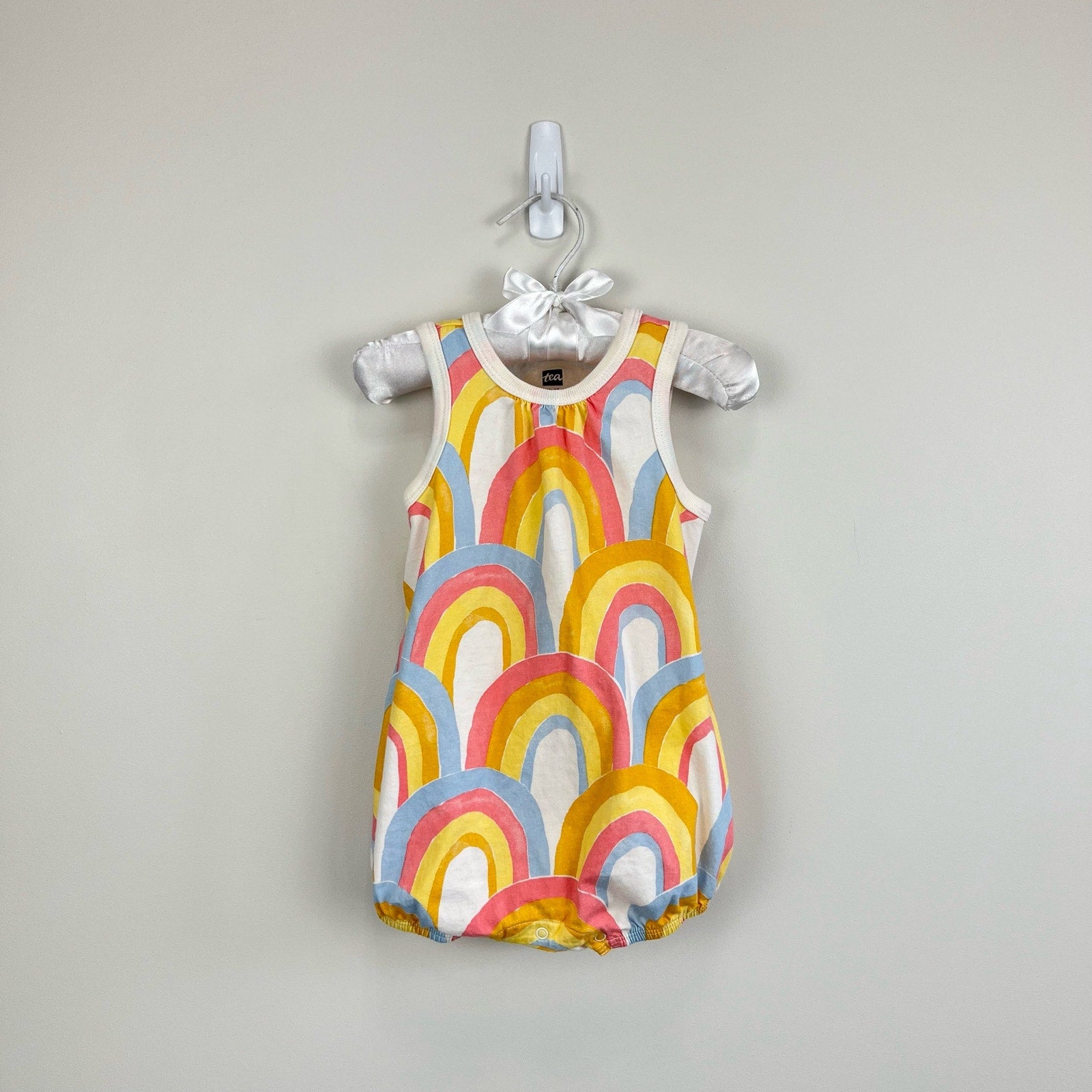 Tea Collection Rainbow Ruffle Romper 12-18 Months