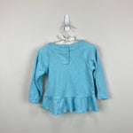 Load image into Gallery viewer, Vintage Y2K Elmo's World Long Sleeve Blue Flower Top 18 Months
