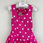 Load image into Gallery viewer, Vintage Amy Too! Pink Polka Dot Party Dress 4T
