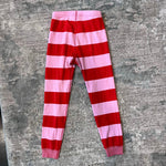 Load image into Gallery viewer, Hanna Andersson Pink Stripe Long John Pajamas 120 cm 6-7
