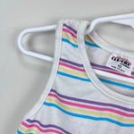 Load image into Gallery viewer, Vintage Our Girl by Healthtex Pastel Striped Tank Top 10 USA
