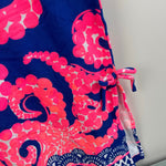 Load image into Gallery viewer, Lilly Pulitzer Girls Ikat Blue Mocean Engineered Mini Donna Dress L 8-10 NWT
