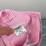 Load image into Gallery viewer, Vintage OshKosh B'Gosh Pink Gingham Jumper 12 Months
