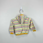 Load image into Gallery viewer, Vintage Bloomingdale&#39;s Rainbow Stripe Terry Sweatshirt XL
