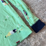 Load image into Gallery viewer, TBBC Sutton's Sweet Dream Pajamas Set Hart's Croquet Soiree with Nantucket Navy 7
