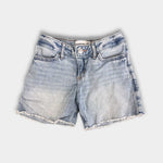 Load image into Gallery viewer, Abercrombie Kids Mid Rise Baggy Denim Short 7/8
