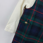 Load image into Gallery viewer, Ralph Lauren Cotton Bodysuit &amp; Plaid Overall Set 6-9 Months NWT
