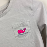 Load image into Gallery viewer, Vineyard Vines Long Sleeve Whale Pocket T-Shirt M 10-12
