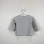 Load image into Gallery viewer, Mini Boden Breton Stripe Applique Car Tee Shirt 3-6 Months
