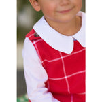 Load image into Gallery viewer, The Beaufort Bonnet Company Peter Pan Collar Onesie 6-12 Months
