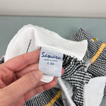 Load image into Gallery viewer, Vintage Samara Seersucker Bumblebee Flower Dress 24 Months
