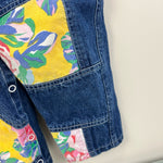 Load image into Gallery viewer, Vintage Hopscotch Kids Floral Patch Overalls 24 Months

