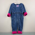 Load image into Gallery viewer, Vintage Kids Classics Denim Tulip Jumpsuit 2T
