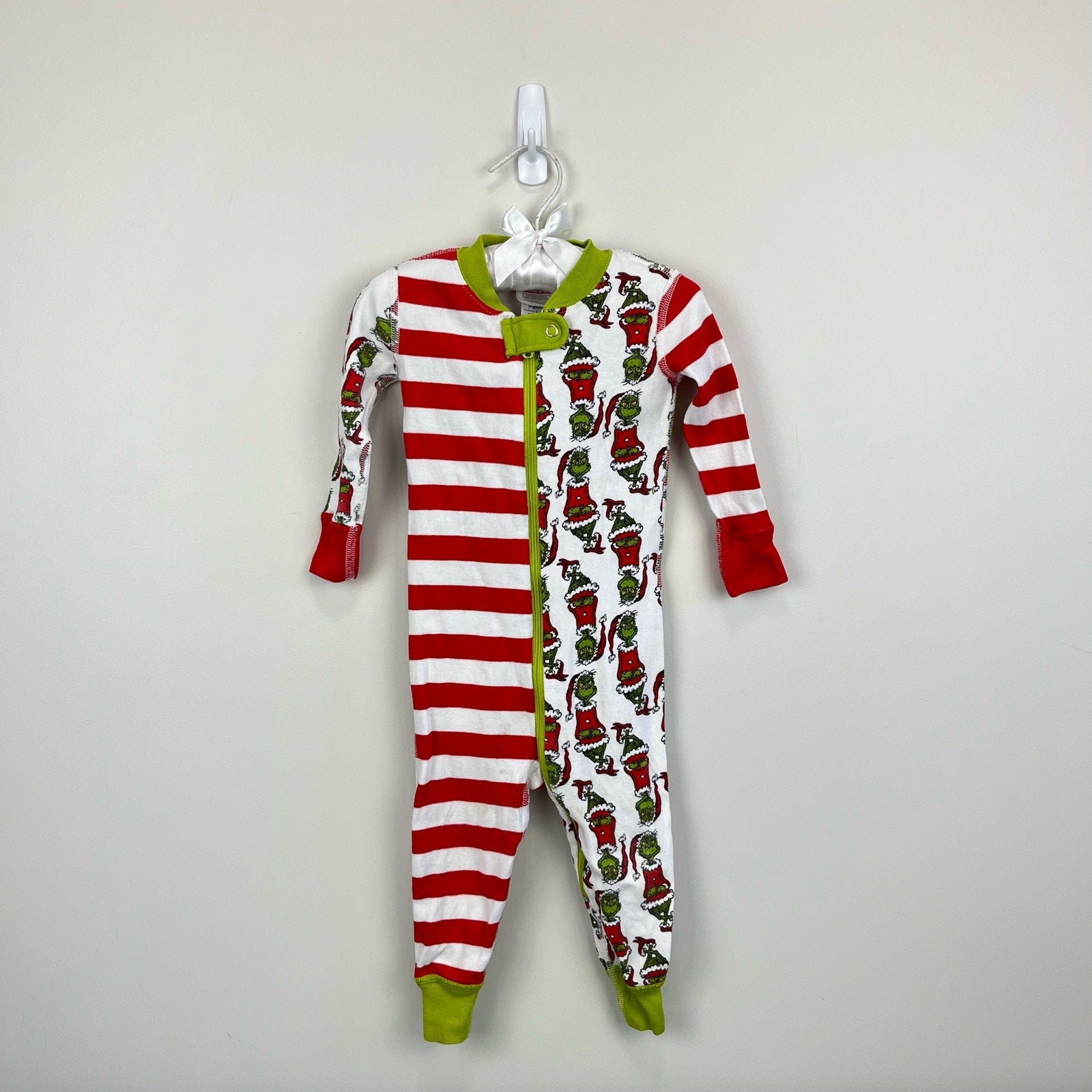 Hanna Andersson Dr. Seuss Grinch Pajamas 75 cm 12-18 Months