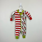 Load image into Gallery viewer, Hanna Andersson Mix It Up Dr. Seuss Grinch Pajamas 50 cm 0-3 Months
