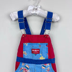 Load image into Gallery viewer, Vintage OshKosh B'gosh Beach Beach Shortalls 4T USA
