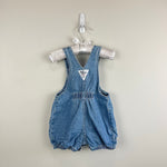 Load image into Gallery viewer, Vintage OshKosh B'gosh Blue Jean Bubble Romper 6-9 Months
