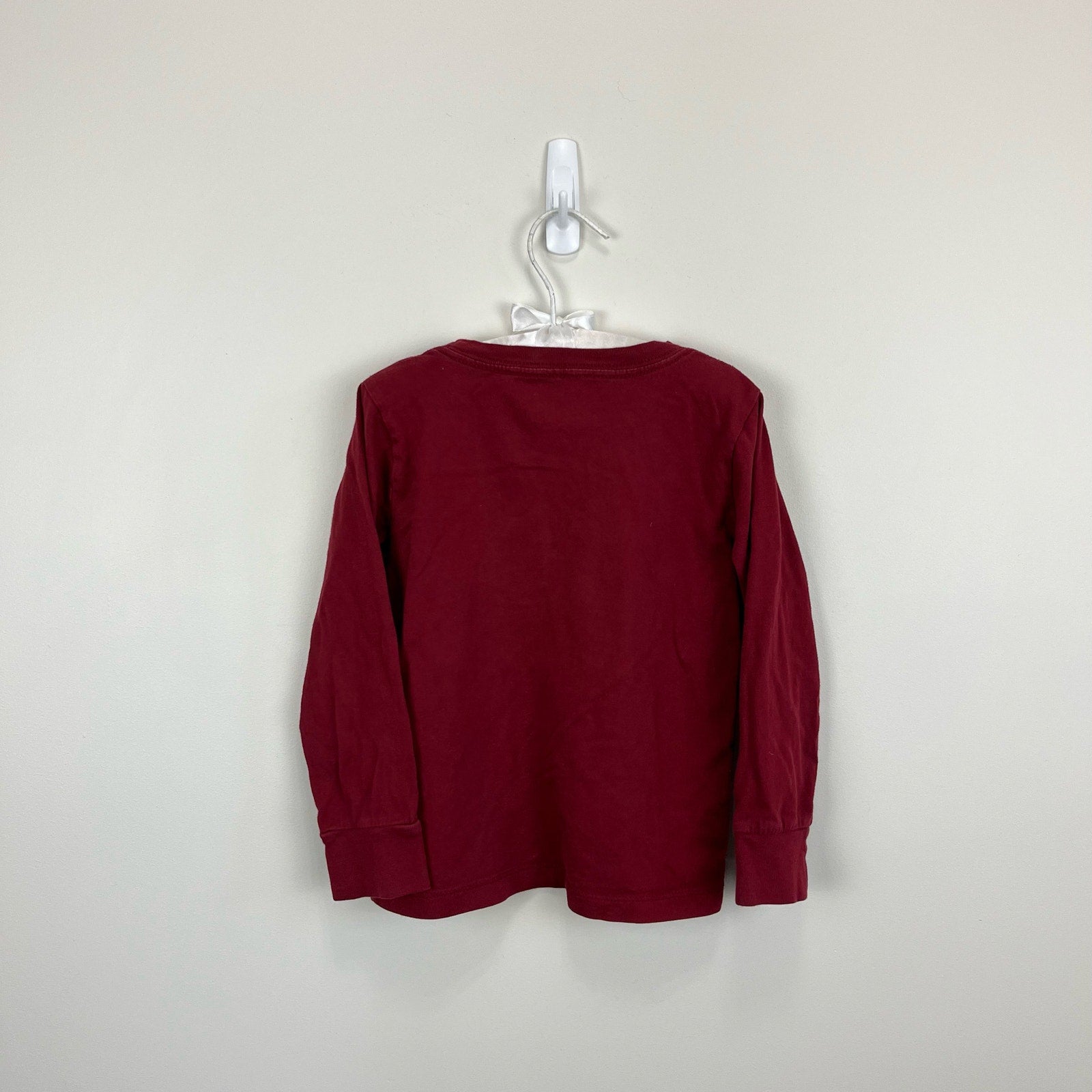 Crewcuts Boys Long Sleeve Burgundy Tee 3T