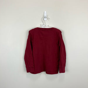 Crewcuts Boys Long Sleeve Burgundy Tee 3T