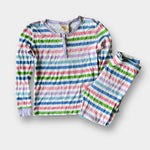 Load image into Gallery viewer, The Beaufort Bonnet Company Sara Jane&#39;s Sweet Dream Set Rainbow Stripe 10
